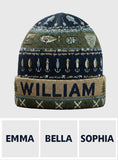 Hooked on Fishing - Personalized Fishing Beanie Hat