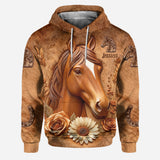 Love Horse - Personalized Horse Hoodie and Leggings