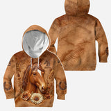 Love Horse - Personalized Horse Hoodie and Leggings