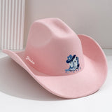 Cowgirl Boots - Personalized Cowgirl Wide Brim Cowboy Hat