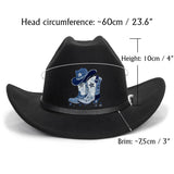 Cowgirl Boots - Personalized Cowgirl Wide Brim Cowboy Hat