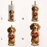 Dog Leash Holder - Personalized Dog Paper Towel Stand