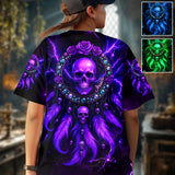 Beautiful Skull - Personalized Skull All Over Shirt