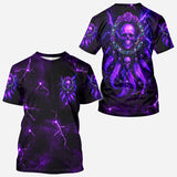 Beautiful Skull - Personalized Skull All Over Shirt