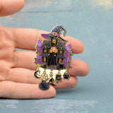 Beautiful Witch - Personalized Witch Pin
