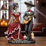 Till Dead Do Us Part - Personalized Couple Custom Shaped Acrylic Plaque