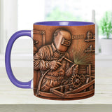 Strongest Welder - Personalized Welder Accent Mug
