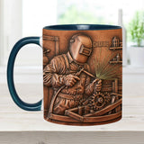 Strongest Welder - Personalized Welder Accent Mug
