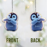Just A Girl Who Loves Penguins - Personalized Penguin Lover Car Ornament