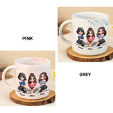 Sister By Heart - Personalized Bestie Marble Mug