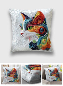 Adorable Cat - Cat Throw Pillow