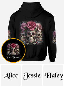 The Good Girl In Me - Personalized Skull All Over Shirt