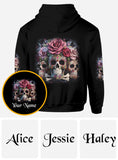 The Good Girl In Me - Personalized Skull All Over Shirt