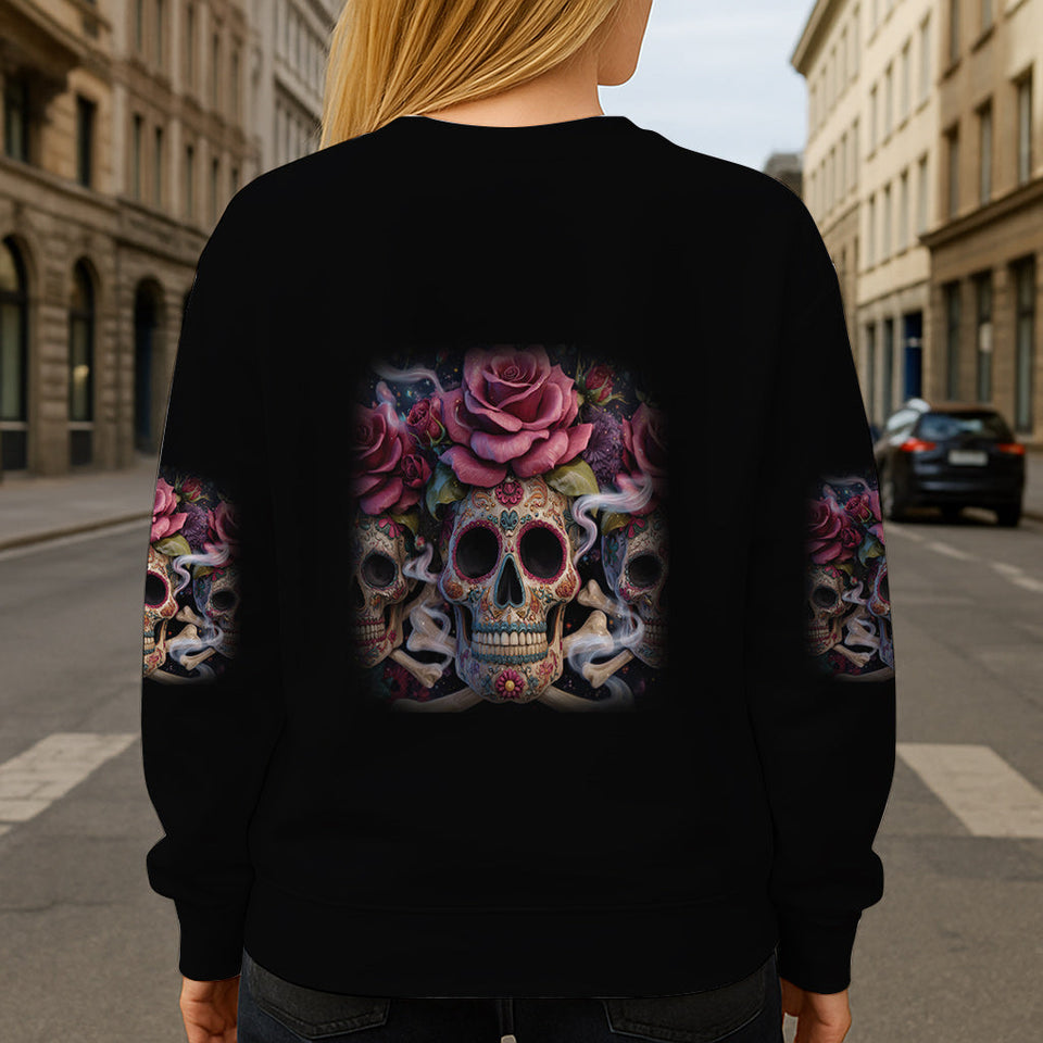 The Good Girl In Me - Personalized Skull All Over Shirt