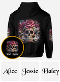 The Good Girl In Me - Personalized Skull All Over Shirt