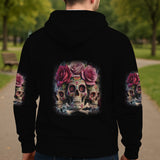 The Good Girl In Me - Personalized Skull All Over Shirt