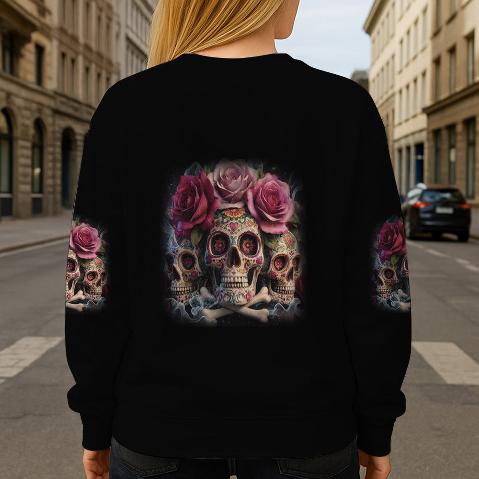 The Good Girl In Me - Personalized Skull All Over Shirt