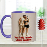 Custom From Any Photo - Personalized Spicy Couple Set Accent Mug with Acrylic Stirrers