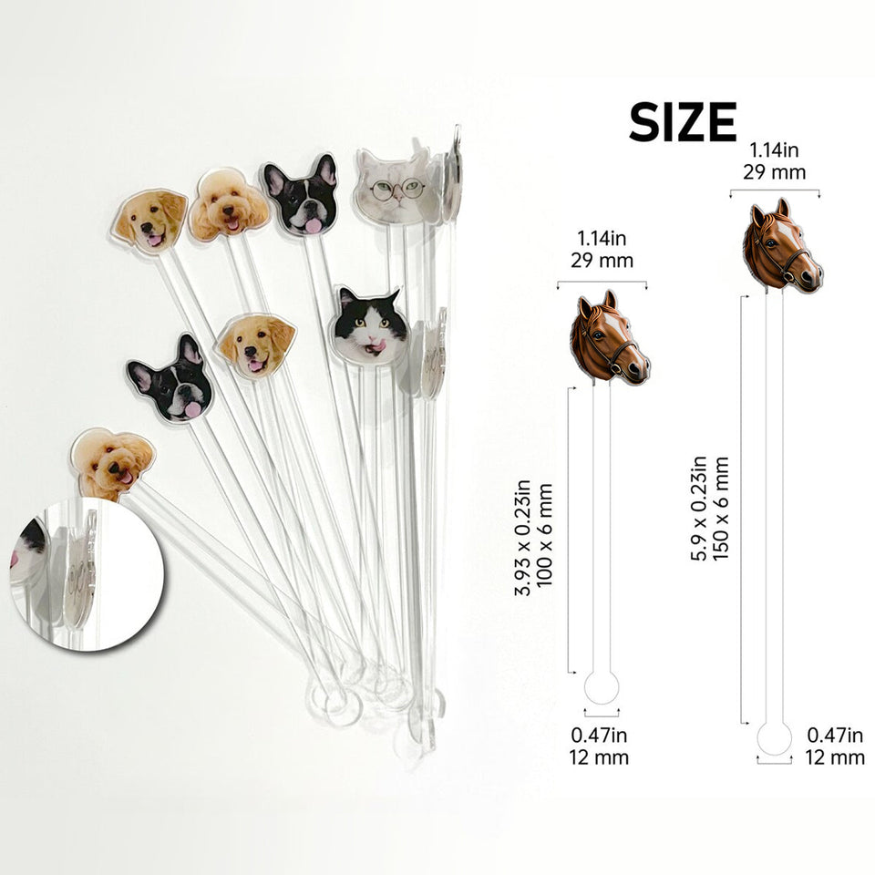 Horse Lover Gift - Personalized Horse Set Accent Mug with Acrylic Stirres