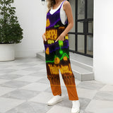 Happy Halloween - Personalized Halloween Loose-Fit Overalls/ Rompers