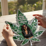 It's Always 4:20 Somewhere - Personalized Weed Acrylic Wall Clock