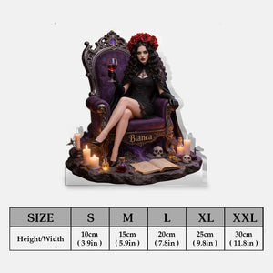 Witch Kingdom - Personalized Witch 2-Side Printed Acrylic Plaque