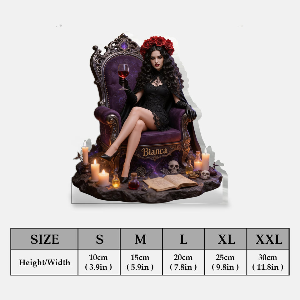 Witch Kingdom - Personalized Witch 2-Side Printed Acrylic Plaque
