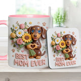 Custom Any Photo - Personalized Dog Accent Mug & Coaster