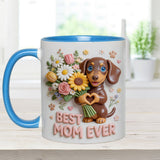Custom Any Photo - Personalized Dog Accent Mug & Coaster
