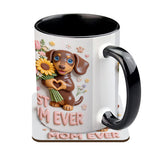 Custom Any Photo - Personalized Dog Accent Mug & Coaster