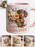 Custom Any Photo - Personalized Dog Accent Mug & Coaster