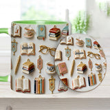 Just A Girl Who Loves Books - Personalized Book Accent Mug & Coaster