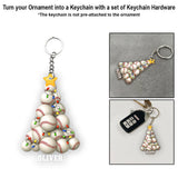 Sport Lovers Balls Christmas Tree - Personalized Football Ornament