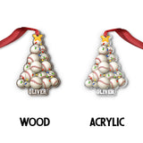 Sport Lovers Balls Christmas Tree - Personalized Football Ornament