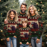 Godzilla Christmas Falala - Personalized Giant Monster Ugly Sweater