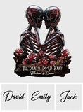 Till Death Do Us Part - Personalized Couple Custom Shaped Acrylic Plaque