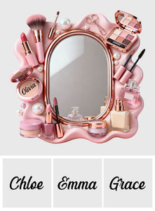 Makeup Artist - Personalized Makeup Wall Mirror With LED Light