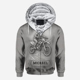 Metalic Dirt Bike/ Motocross - Personalized Dirt Bike All Over Shirt