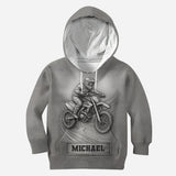 Metalic Dirt Bike/ Motocross - Personalized Dirt Bike All Over Shirt