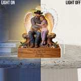 I Have An Angel In Heaven - Personalized Memorial Acrylic LED Night Light
