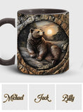 Strong Bear - Personalized Hunting Accent Mug