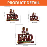 Football Dad, Father Gift Idea - Personalized Football Custom Shaped Acrylic Plaque