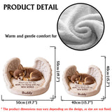 Don't Cry For Me - Personalized Dog Faux Fur Shaped Pillow