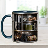 Love Camping - Personalized Camping Accent Mug & Coaster