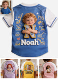 Custom Photo, Alphabet, Any Theme - Personalized Kid Baseball Jersey