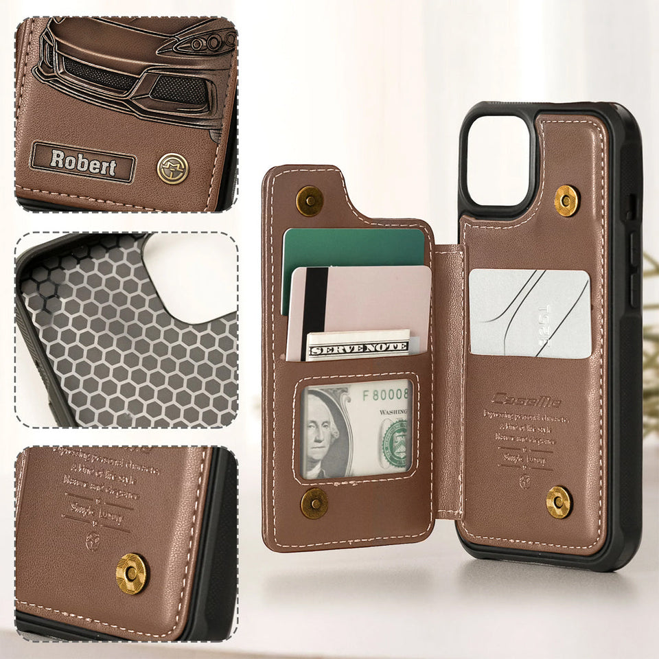 Love High Speed - Personalized Racing Wallet Phone Case