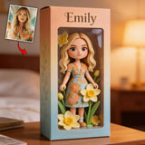 Custom Any Photo Birthmonth Flower - Personalized Self Love Custom Shaped Acrylic Plaque