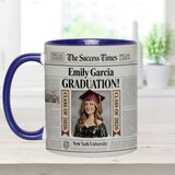 The Success Times - Personalized Graduation Accent Mug