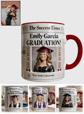 The Success Times - Personalized Graduation Accent Mug