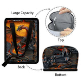 Volcanic Dragon - Personalized Dragon Portable Car Trash Can/ Organizer